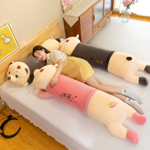 抱枕睡觉床上专用大人夹腿毛绒玩具布娃娃抱抱熊长条枕头可爱女生
