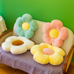 太阳花抱枕沙发客厅花朵毛绒玩具可爱椅子靠垫花瓣大靠背现代床头