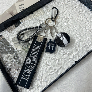 篮球球星钥匙扣挂件书包背包饰品汽车挂饰科比欧文詹姆斯库里礼物
