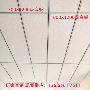 300X1200矿棉板吊顶满天星矿棉板600x1200办公室厂房吊顶装饰天花
