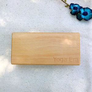 正品YOGAERA艾扬格瑜伽砖实木瑜伽砖实心无拼接无漆橡木红木孕妇