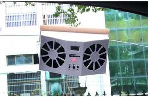分体式小汽车太阳能板车用品通风散热通风器玻璃窗车载换气扇小型