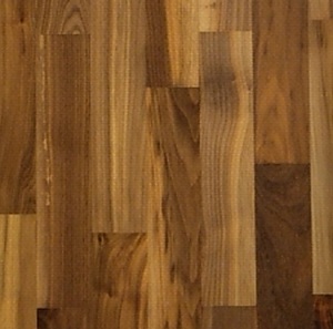 实木复合地板三拼胡桃木