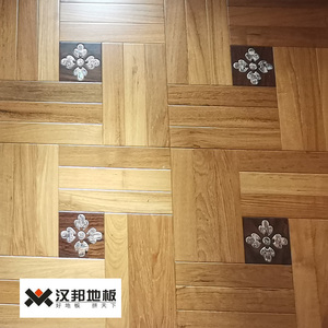 汉邦家用经济现代简约网红爆款休闲轻奢多层实木复合地板9305