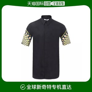 Givenchy 纪梵希 男士黑色短袖衬衫 17S6046361-001