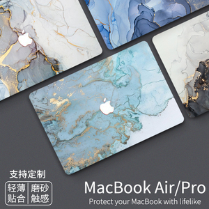 大理石适用于苹果电脑保护壳macbookpro16笔记本保护套M3外壳air13.3新款pro15寸超轻薄macpro14贴膜m2壳