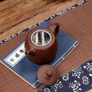 茶壶紫砂泡茶带过滤网茶漏大号容量功夫48151陶瓷纯手工茶具套装