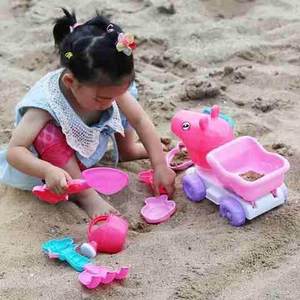 小孩玩的玩具沙滩上儿童2021年新款挖沙铲宝宝翻斗车男孩沙滩桶
