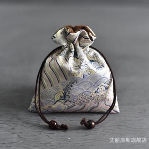 中国风刺绣首饰锦袋锦囊饰品袋小布袋珠宝手串抽绳束口收纳袋