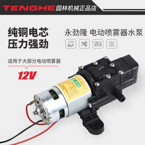 YJL-2203/4200/5500型电动喷雾器配件水泵12V小电机铜线打药机用