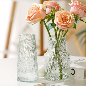 创意欧式玻璃花瓶小号网红水培绿植鲜花仿真花插花瓶桌面装饰摆件