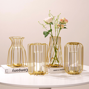 北欧ins风简约试管透明玻璃花瓶水养鲜花干花插花器装饰摆件客厅