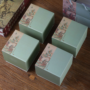 茶杯建盏包装盒礼品盒定制紫砂壶茶壶礼盒空盒瓷器收纳盒子锦盒