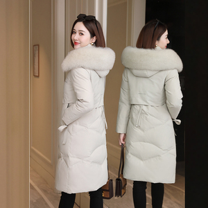 雪中飞羽绒服女款2023年新款中长款冬季反季品牌大牌高端白色外套
