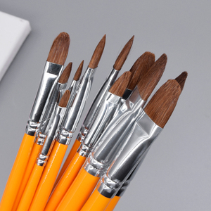 蒙特利莎826狼毫水粉笔 丙烯油画笔单号双号水粉画笔 单支 水彩画笔 学生美术画材艺考专用水粉笔