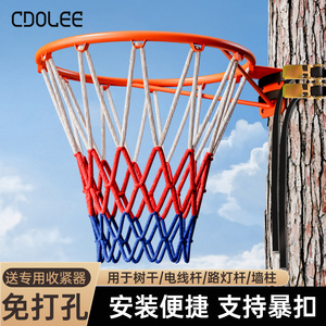 篮球架投篮框壁挂式室外可移动户外家用免打孔成人标准儿童小篮筐