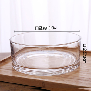 创意加厚直筒玻璃鱼缸圆柱形大号客厅落地花瓶水培透明玻璃
