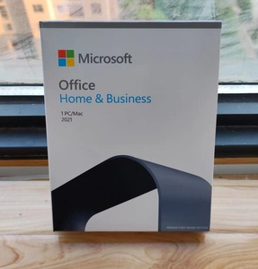 正版office2016小企业版2019/2021专业增强版中英文光盘盒装彩包