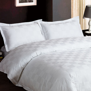 包邮酒店宾馆家用床上用品三四件套全纯棉贡缎1米至2米可定制