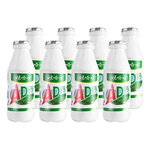 娃哈哈ad钙奶 220g*8瓶 娃哈哈AD钙奶原味含乳饮料