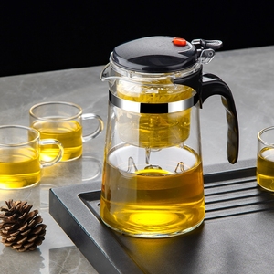 飘逸杯泡茶壶玻璃耐高温家用茶具套装过滤冲茶器茶水分离花茶壶