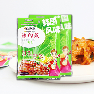 金地杰韩国泡菜朝鲜式辣白菜免切小包装咸菜寿司材料食材即食家用