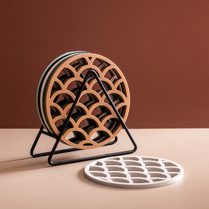 餐桌垫创意隔热垫北欧耐高温硅胶防烫碗垫子家用厨房锅垫盘垫杯垫