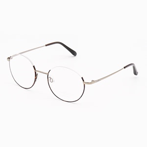 清仓CHARMANT夏蒙眼镜框GA38043李诞同款超轻半圆纯钛近视镜架