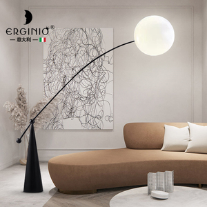 Erginio意大利时尚钓鱼灯现代设计师沙发别墅轻奢创意北欧落地灯