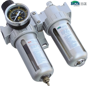 正品SAZN三正气动SFC系列二联件气源处理件油水分离器SFC200G1/4