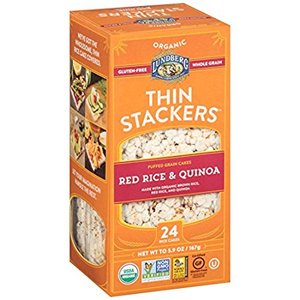 Lundberg Family Farms Organic Thin Stackers Grain Cakes, Re