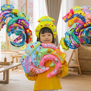 六一儿童节发箍气球动物头饰夜市地摊批发61幼儿园教室内装扮拍照