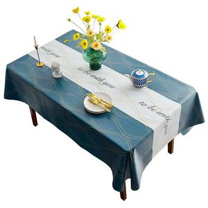 洗促销形餐桌VLH防烫高级感桌摆布防水防油免台布桌垫摊长方茶几