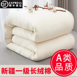 新疆棉花被芯一级优质长绒棉纯棉花被子冬被加厚保暖棉絮床垫手工
