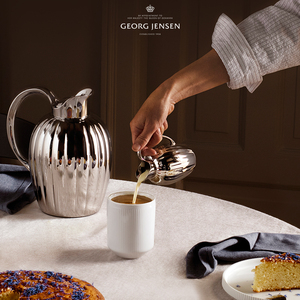 Georg Jensen乔治杰生北欧牛奶壶 不锈钢小奶罐杯咖啡奶盅奶罐杯