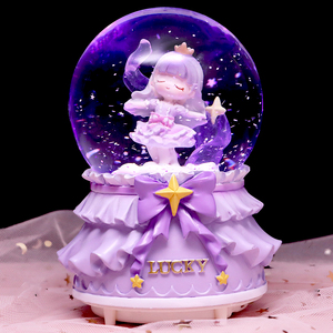 魔卡少女水晶球女孩公主可爱天使音乐盒摆件女生儿童生日礼物高级