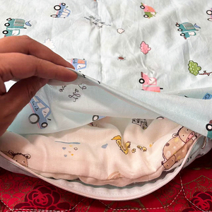 纯手工婴儿包被可拆洗新生儿抱被可脱胆拆卸被套小褥子宝宝小被子