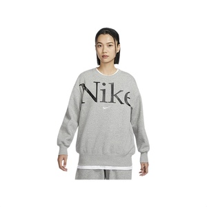 【自营】Nike耐克上衣女加绒圆领运动衫新款保暖卫衣FN3655-063
