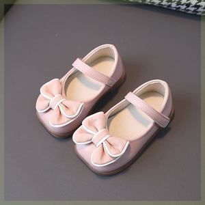 宝宝鞋子新品女1-6岁3女童小皮鞋防滑软底婴儿学步鞋小女孩洋气公