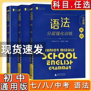 蓝皮英语系列7七8八9九年级中考英语语法分层强化训练初中一二三英语语法大全必刷题提优专项训练拉分题含答案解析全国通用蓝皮书