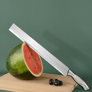 切西瓜专用刀具长款不锈钢切片刃厨房爪档超市商家用加大号水果刀