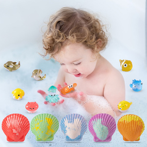 宝宝泡澡球超多泡泡玩具精油球贝壳儿童沐浴球婴儿浴缸盐球女起泡