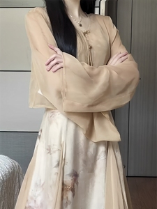 新中式女装套装小个子辣妹春季清冷感禅意超仙国风裙子吊带连衣裙