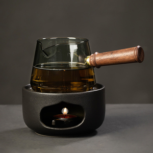 温茶炉小火炉蜡烛煮茶底座保温暖茶器提香器围炉煮茶温茶器公道杯