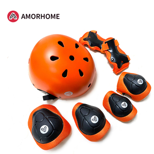 AMORHOME儿童骑行滑步平衡车轮滑溜冰男女可调节单车头盔护具套装