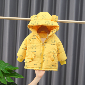 男童棉衣外套冬装加绒加厚0儿童衣服婴儿棉袄1岁宝宝棉服冬季外出