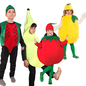 青柠檬茄子西红柿宝宝西瓜儿童cosplay水果蔬菜卡通舞台表演服装