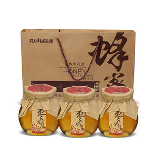 蕊源 枣花蜜390克*3瓶礼盒装蜂蜜自产成熟 河北特产