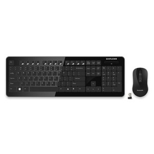 创享(Banruo)CS6600 高光巧克力无线键鼠套装 键盘鼠标笔记本台