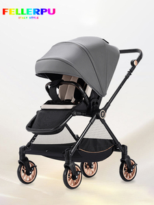 高景观双向婴儿推车轻便折叠可坐可躺四轮万向推行宝宝儿童手推车